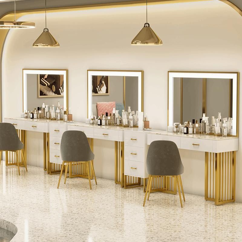 Beauty Makeup Store - Tocador de lujo ligero para tiendas