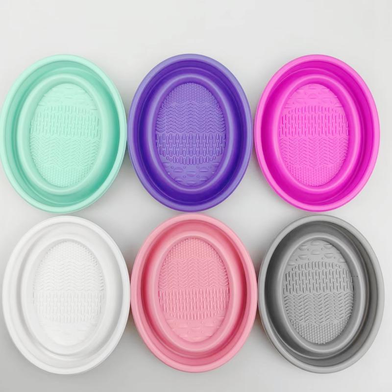 Beauty Makeup Background - Cuenco de limpieza plegable para esponjas