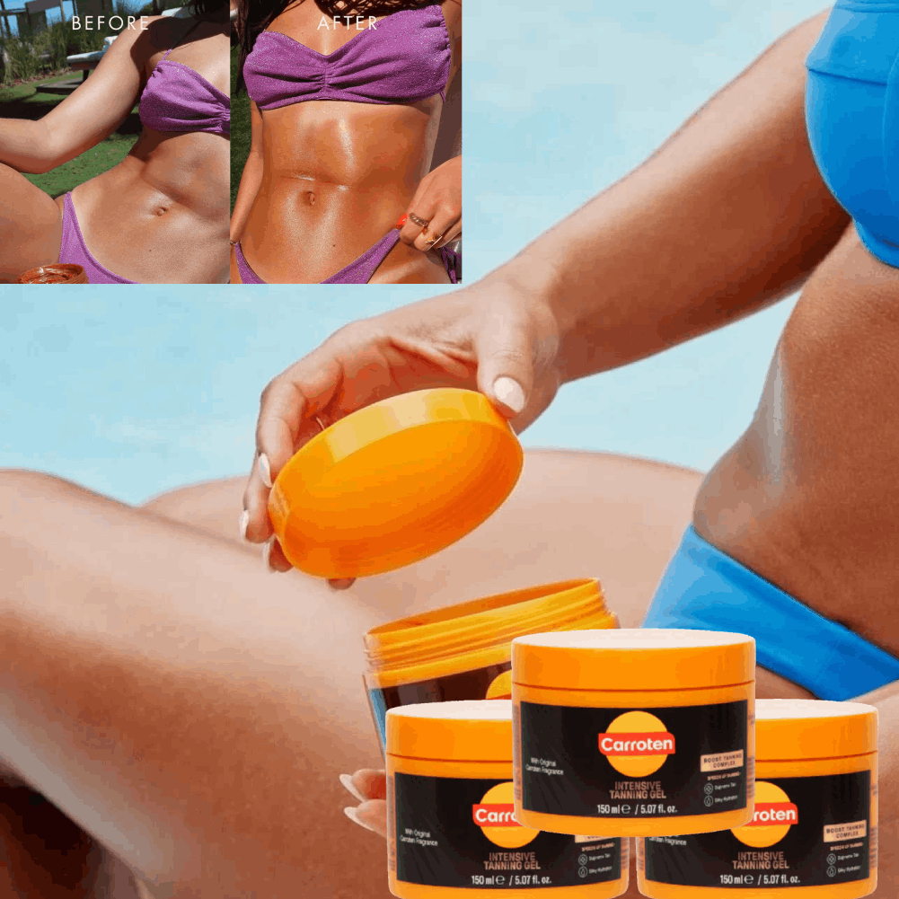 Body Shimmer Lotion - Gel Bronceador con Brillo de Zanahoria