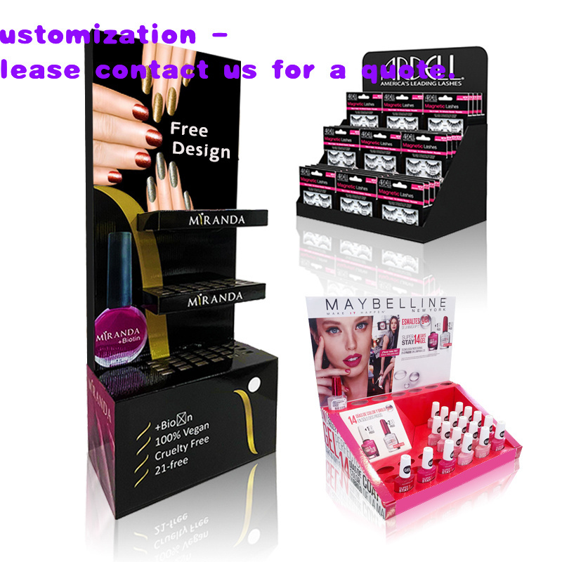 Beauty Makeup Store - Expositor de cartón personalizado para productos