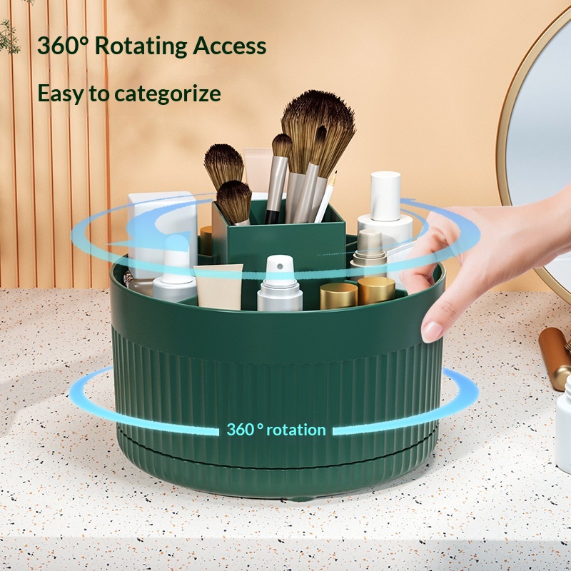 Beauty Makeup Background - 360 ° Organizador Giratorio de Maquillaje