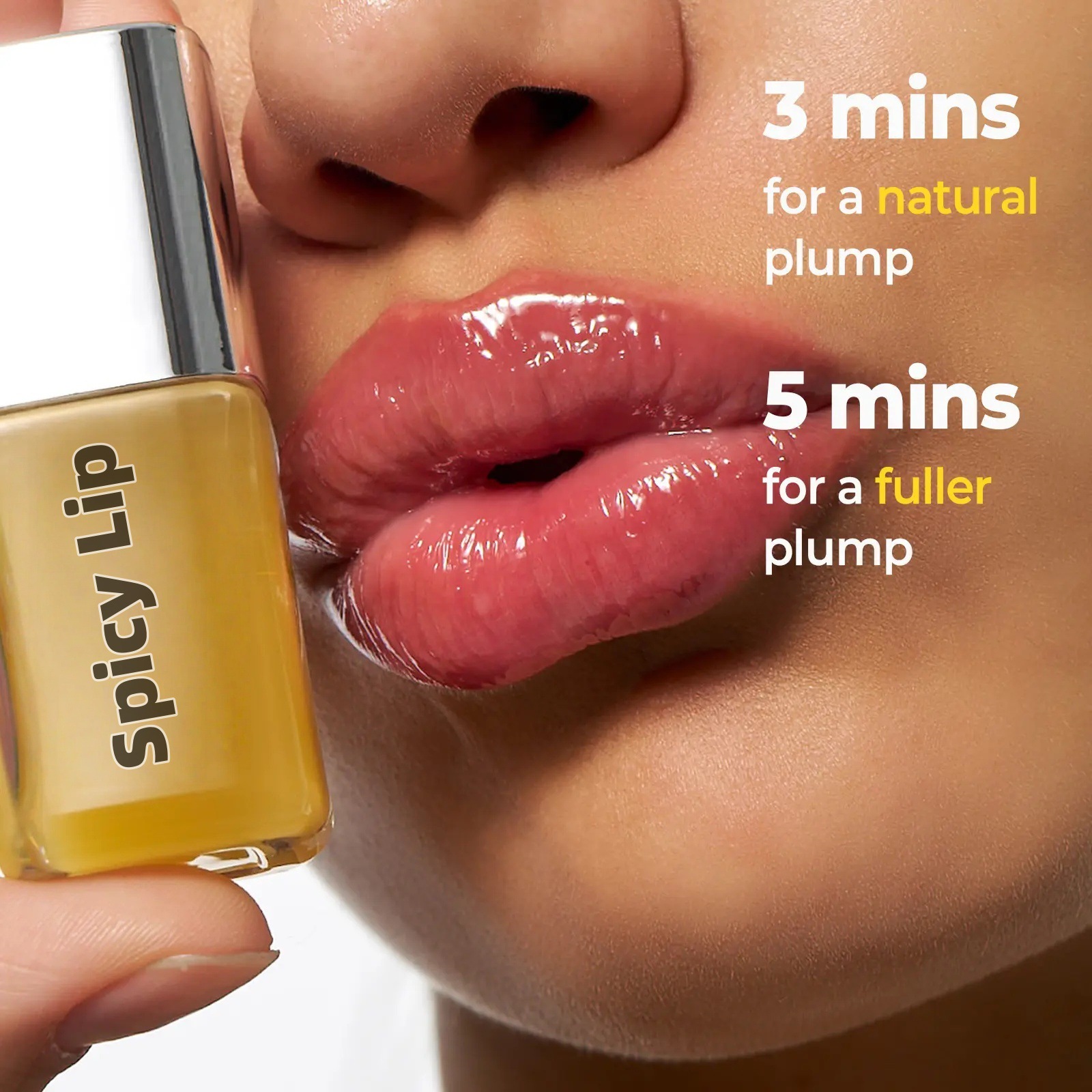 Beauty Full Makeup - Brillo Labial Voluminizador Picante para Labios