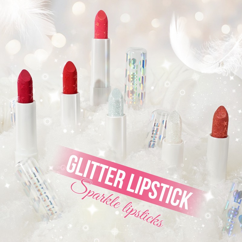 Lápiz labial con purpurina est - Beauty Makeup Store reseña y precio