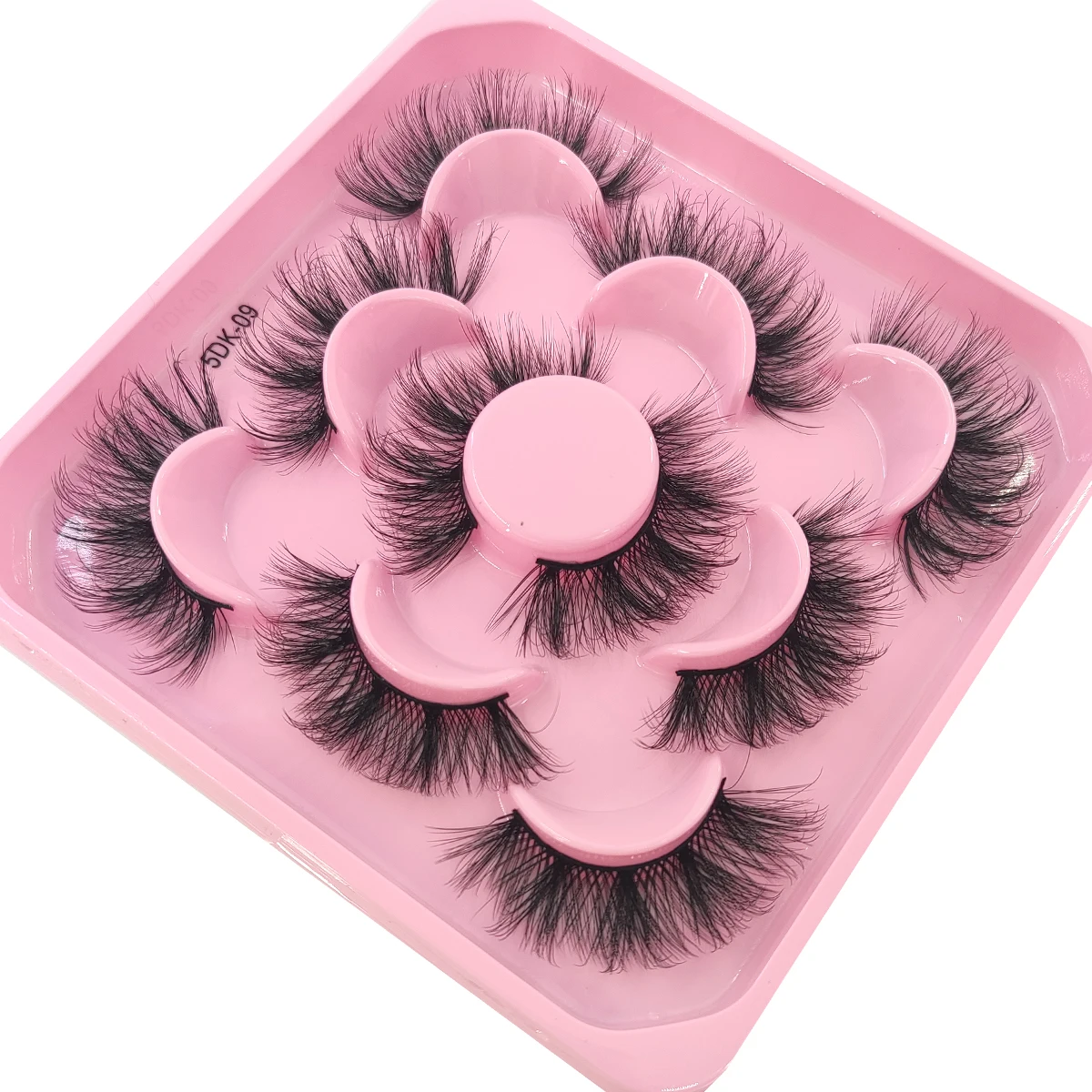 AMSDCN 5 pares de pestañas pos - Beauty Full Makeup reseña y precio