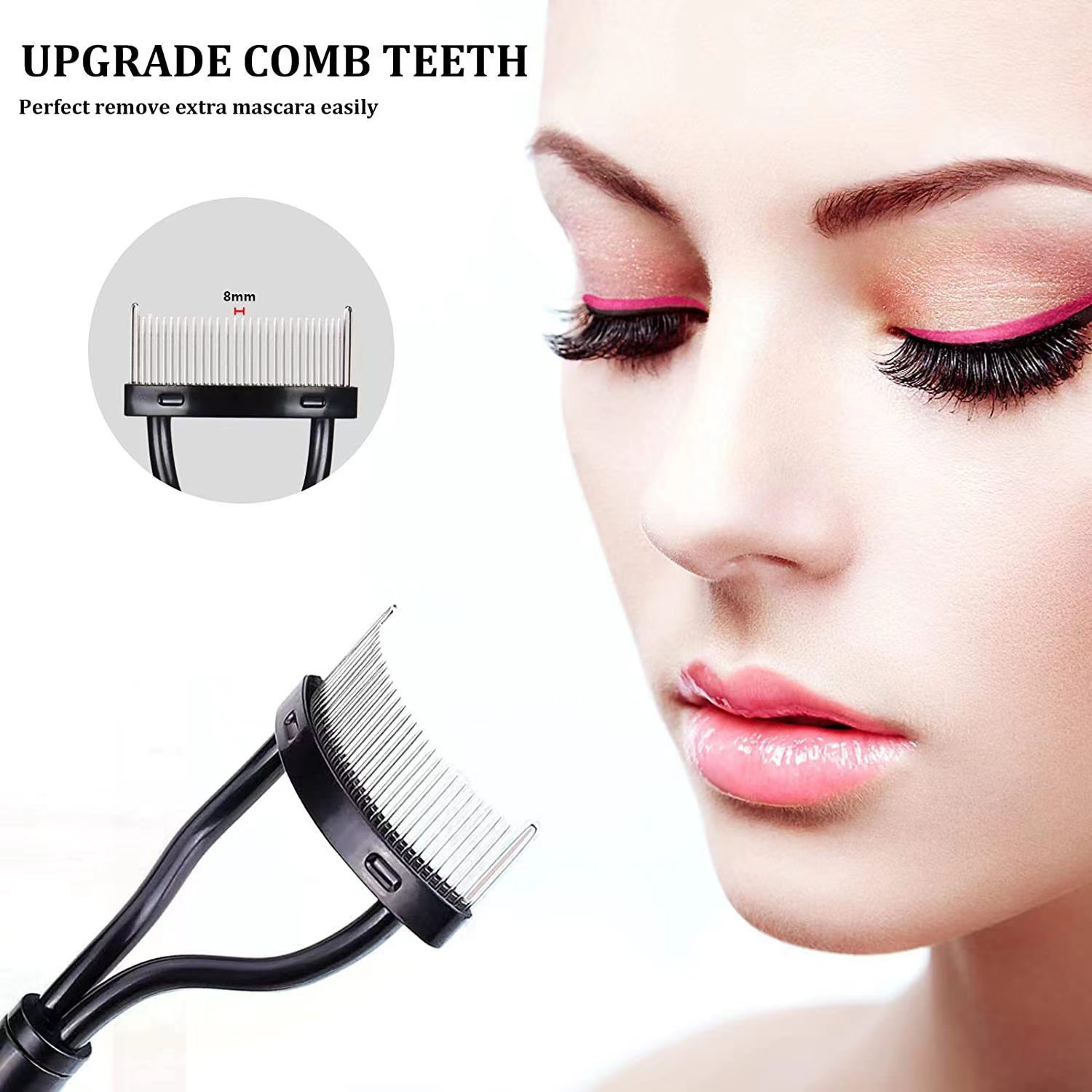 Separador de pestañas, dientes - Beauty Makeup Background reseña y precio