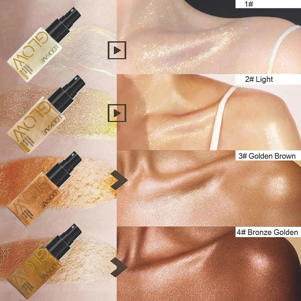 Nuevo Spray de Aceite Brillant - Body Shimmer Lotion reseña y precio