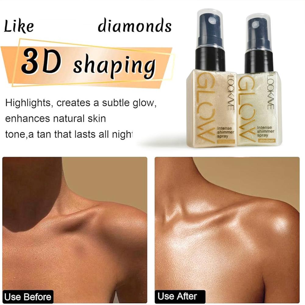 Nuevo Spray de Aceite Brillant - Body Shimmer Lotion reseña y precio