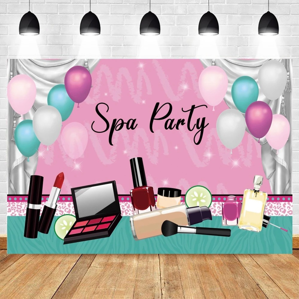 Fondo temático de fiesta de Sp - Beauty Makeup Background reseña y precio