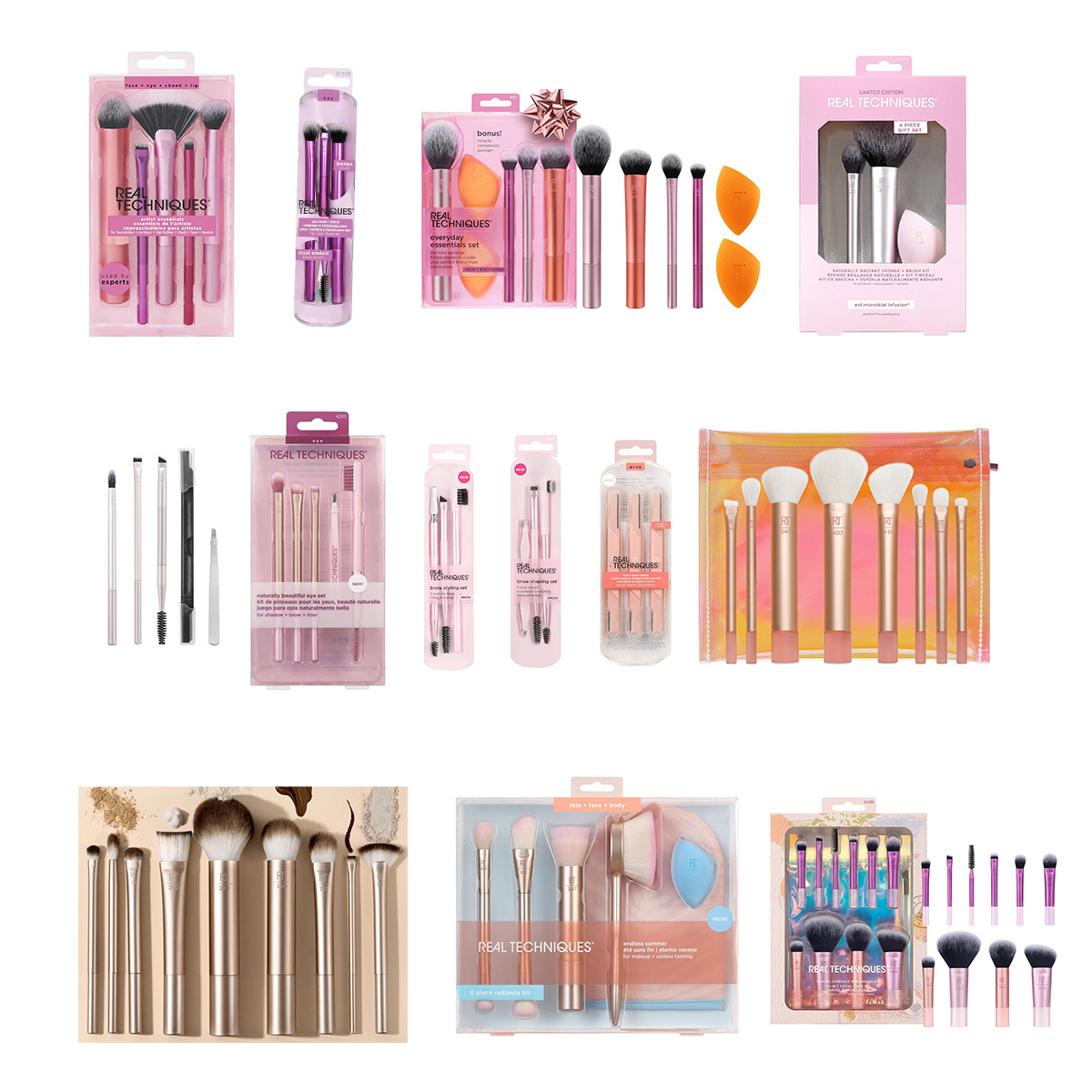 Juego completo de brochas de m - Beauty Makeup Background reseña y precio