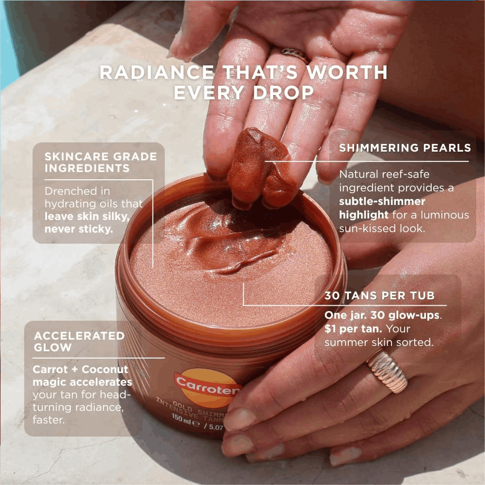 Gel Bronceador con Brillo de Z - Body Shimmer Lotion reseña y precio