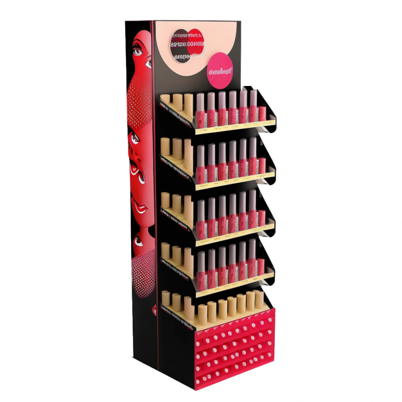 Expositor de cartón personaliz - Beauty Makeup Store reseña y precio
