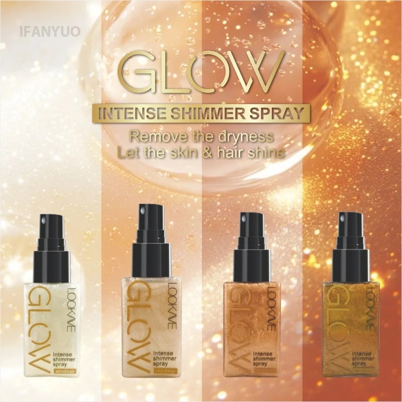 Spray de brillo nacarado, acei - Body Shimmer Lotion reseña y precio