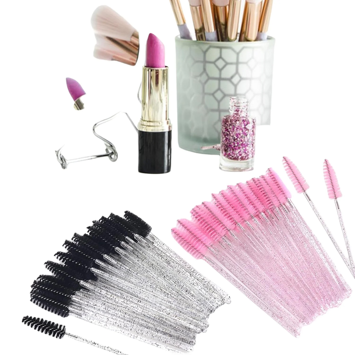 500 Uds. Varitas de cepillos p - Beauty Makeup Background reseña y precio