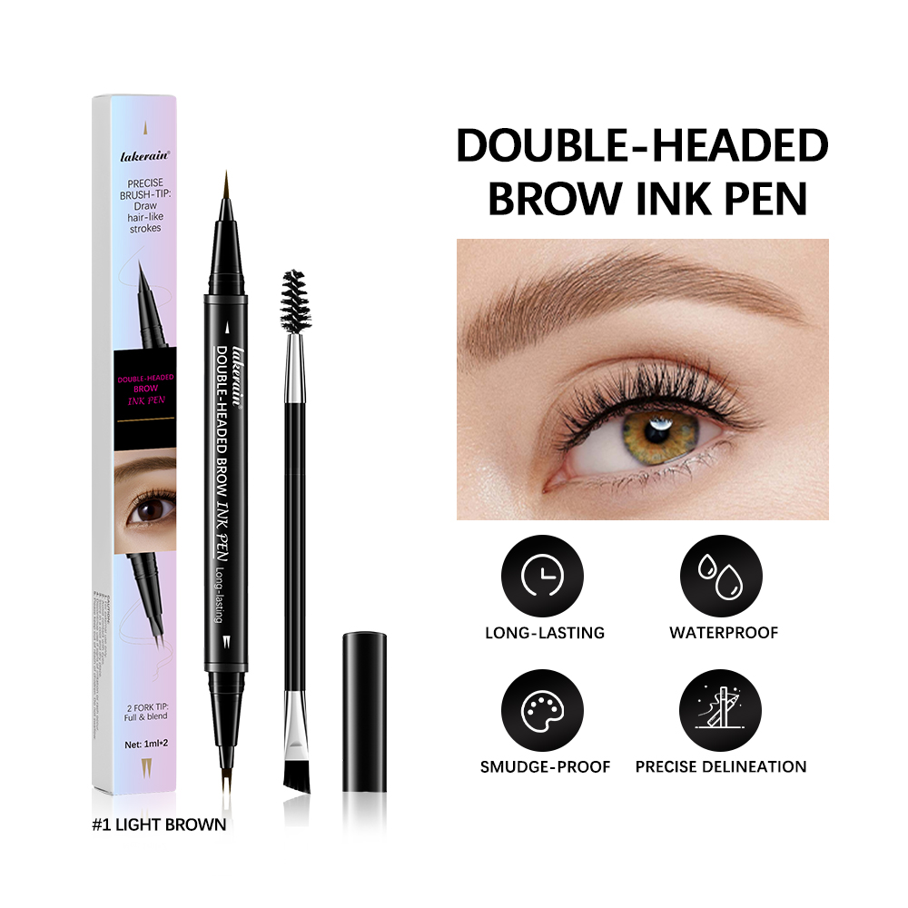 Lápiz de cejas 2 en 1, lápiz d - Beauty Makeup Background reseña y precio