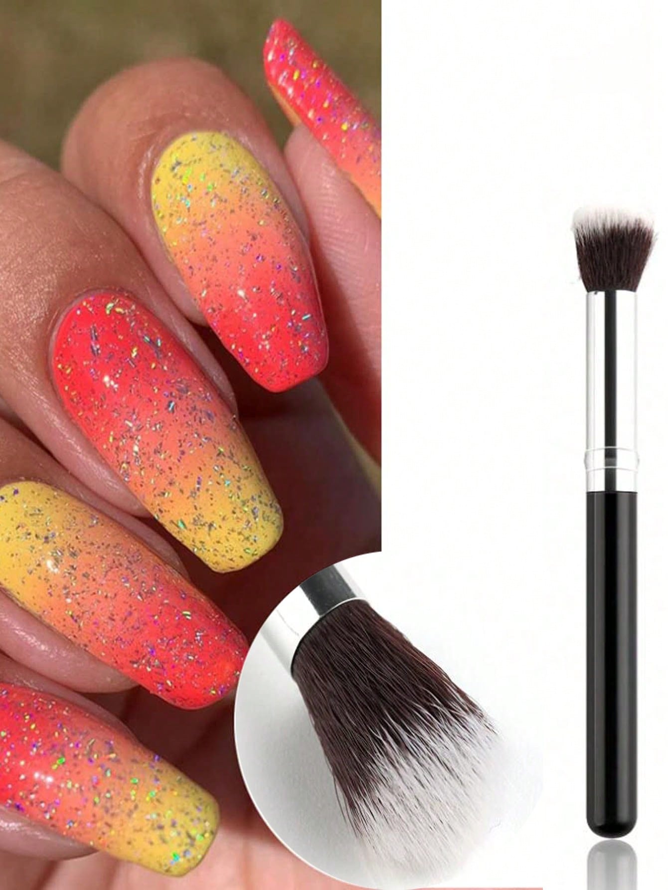 Juego de brochas para decoraci - Beauty Makeup Background reseña y precio