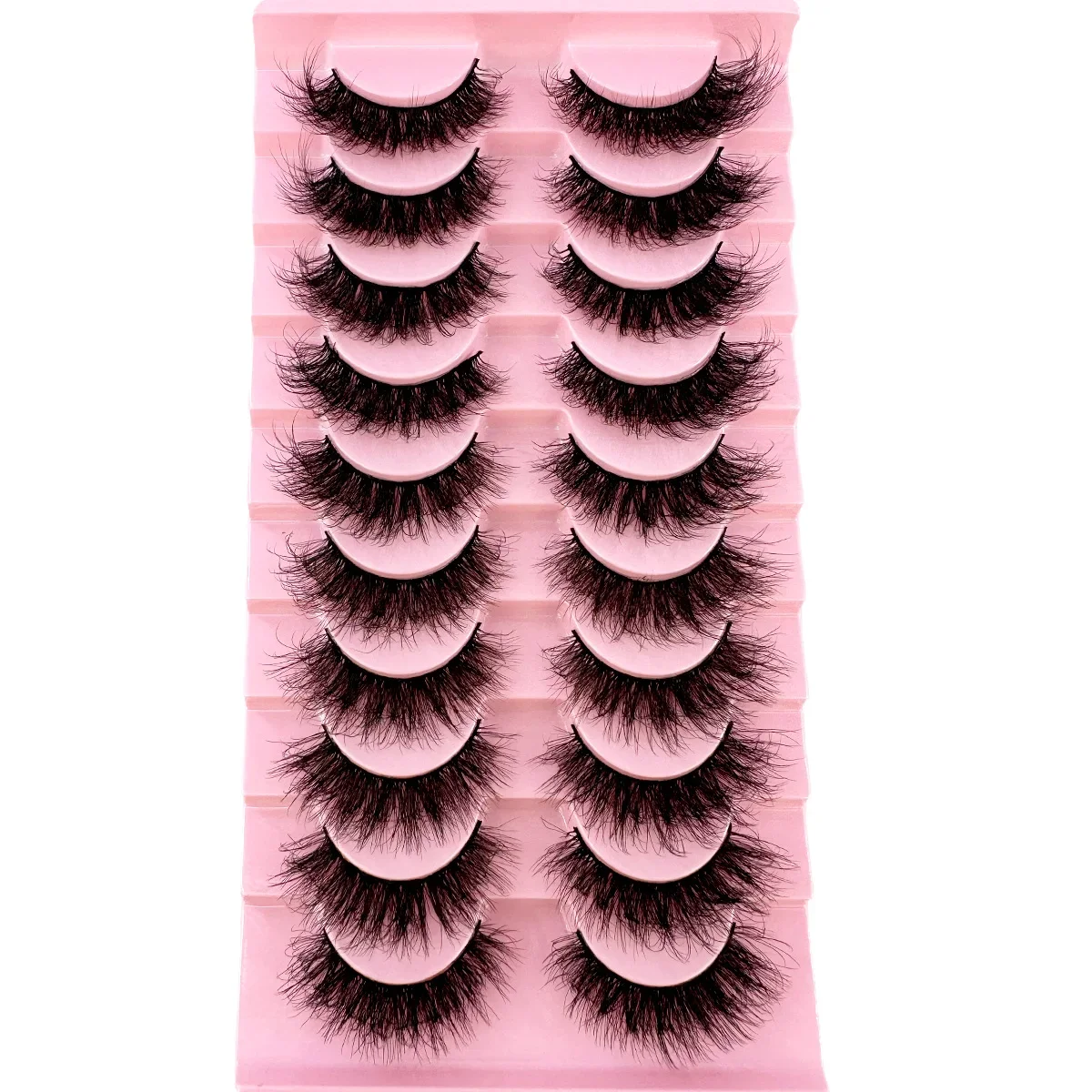 AMSDCN 10 Pares de Pestañas Po - Beauty Full Makeup reseña y precio