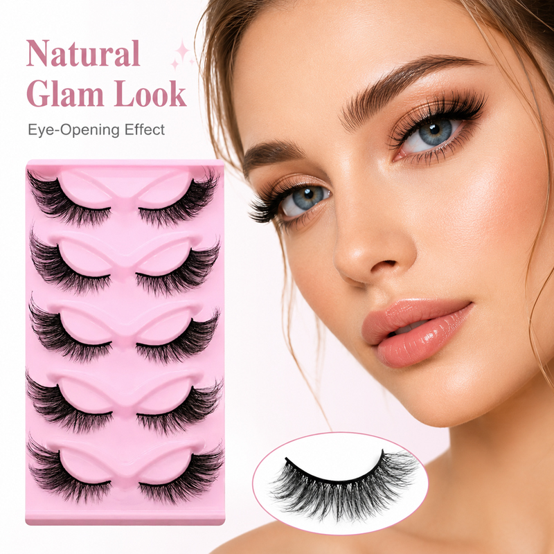 5 Pares, 2 Estilos, Pestañas P - Beauty Makeup Look reseña y precio