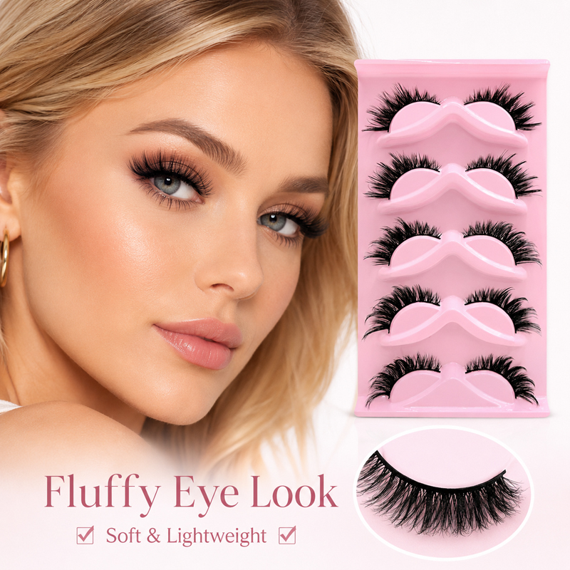 5 Pares, 2 Estilos, Pestañas P - Beauty Makeup Look reseña y precio